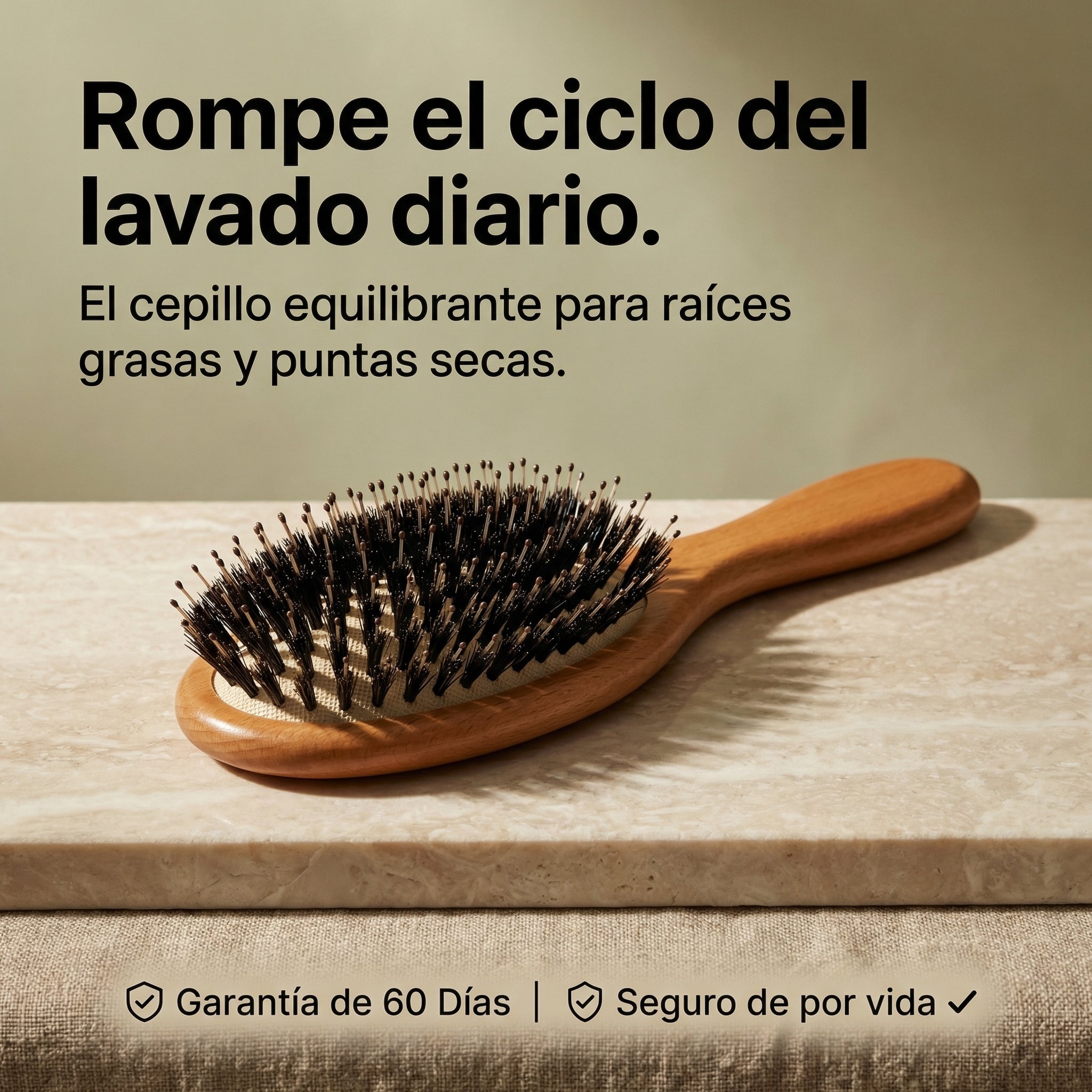 Cepillo Equilibrante de Raíces y Puntas