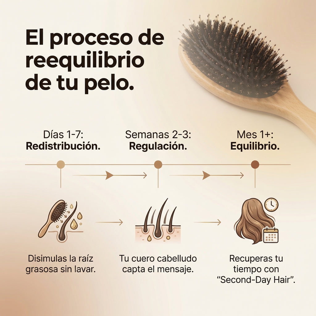 Cepillo Equilibrante de Raíces y Puntas
